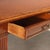 Walnut Desk with Brown Leather Insert, Italy For Sale - Image 5 of 11