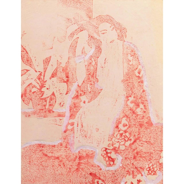 'Woman in a Kimono' by Victor Di Gesu, Paris, Louvre, Salon D'Automne, Académie Chaumière, Los Angeles County Museum of Art For Sale - Image 9 of 9