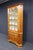 1980s D. R. Dimes Benchmark Tiger Maple Corner Cabinet For Sale - Image 5 of 18