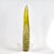 Abstract Glass Sculpture by Alex Gabriel Bernstein, Cast and Cut in Soft Yellow-Green Glass, 20" Tall For Sale - Image 9 of 12