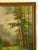 Antique Botanical Water Green Trees Painting For Sale - Image 4 of 13