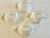 Ceramic 1990s Postmodern Villeroy & Boch "Flow" White Porcelain Handled Bowls - Set of 4 For Sale - Image 7 of 8