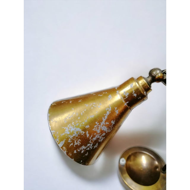 Mid-Century Modern Brass Table Lamp, 1940s For Sale - Image 3 of 7