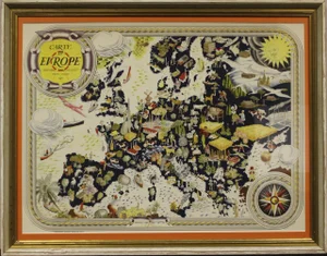 Carte D' Europe Map by Pierre Herault