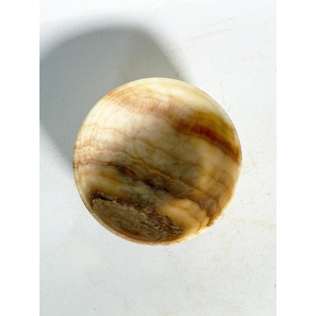 Vintage Minimalist Onyx Bowl, France, 1950s For Sale - Image 4 of 9