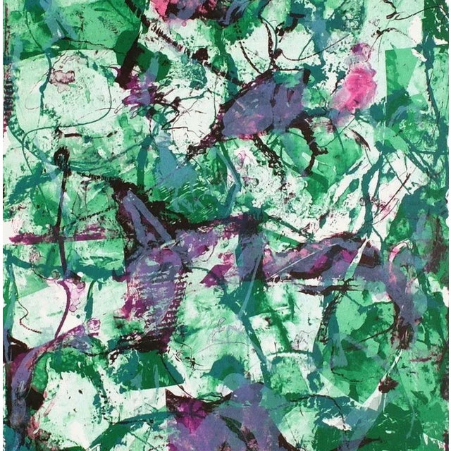 Kim En JOONG MONDE IMAGINAIRE III 1989 lithograph on Arches paper signed and numbered in pencil 29.9 x 22.0 in...