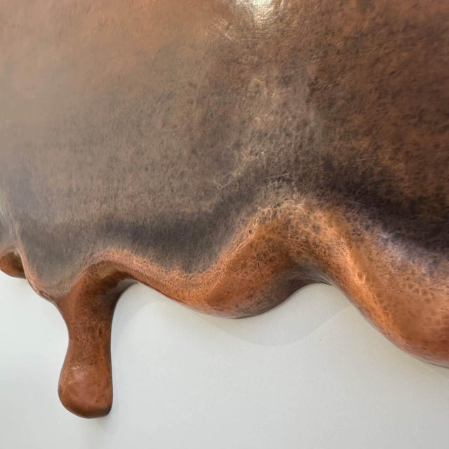 Copper Melting Copper Wall Art Sculpture "Summer in the South" by Jeremy Maronpot For Sale - Image 8 of 11