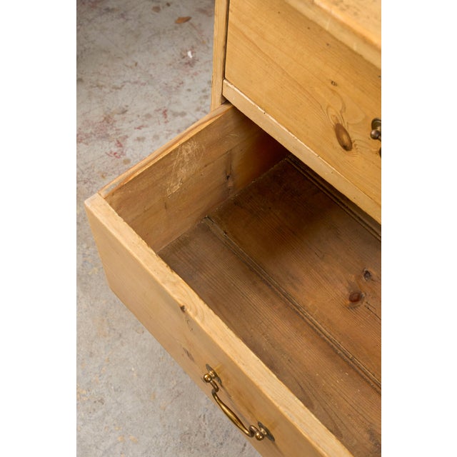 19th Century Pine 2 Over 2 Dresser Base/Server For Sale - Image 10 of 13