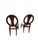 Ethan Allen 1990s Ethan Allen Horizons Dining Side Chair Pair Wood Oval Slat Back Accent Living Room For Sale - Image 4 of 15