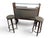Vintage Mobile Bar in Teak, 1960s, Set of 4 For Sale - Image 3 of 18