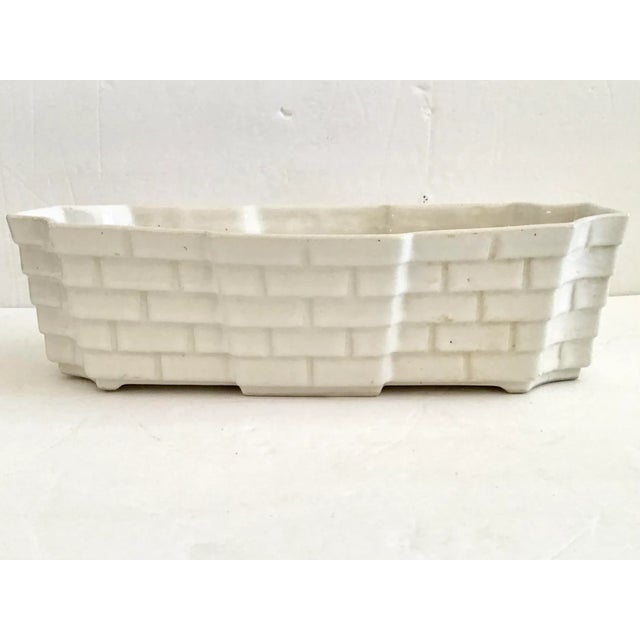 Ceramic Hollywood Regency Blanc Garden Cachepot For Sale - Image 7 of 7