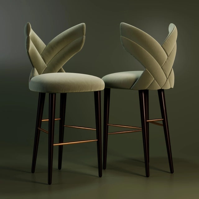 Metal Luna Bar Chair by Ottiu For Sale - Image 7 of 11
