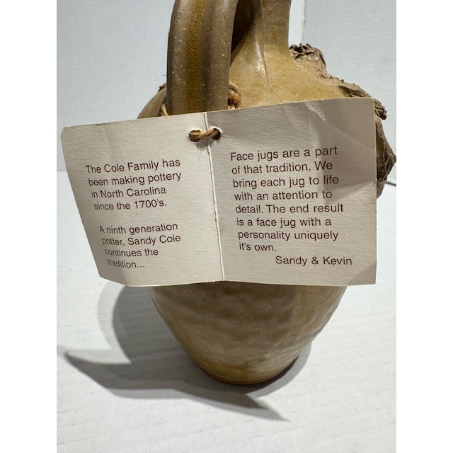 Vintage Sandy Cole Face Jug For Sale - Image 11 of 13