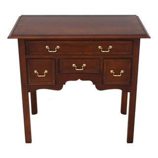 Hekman Cherry & Yew Wood 4 Drawer Lowboy For Sale