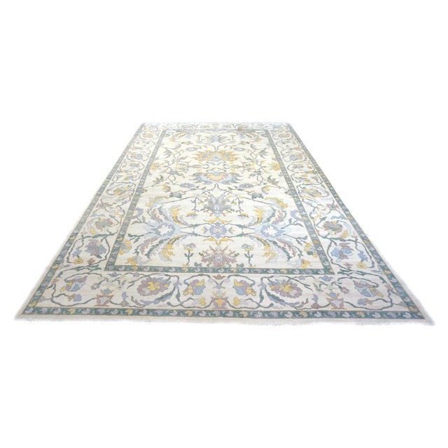 Condition: New Origin: Afghanistan Design: Sultanabad Dimensions: 10.3 x 16.8 Color: Yellow, Mauve, Teal, Ivory, Light...
