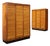 Vintage Rolling Shutter Cabinet in Walnut Veneer, Italy, 1950s For Sale