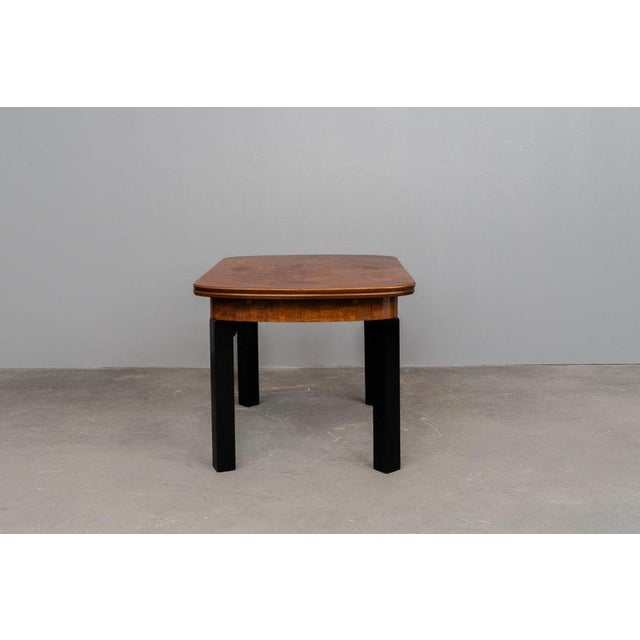 Art Deco Dining Table in Walnut, 1930s For Sale - Image 5 of 18