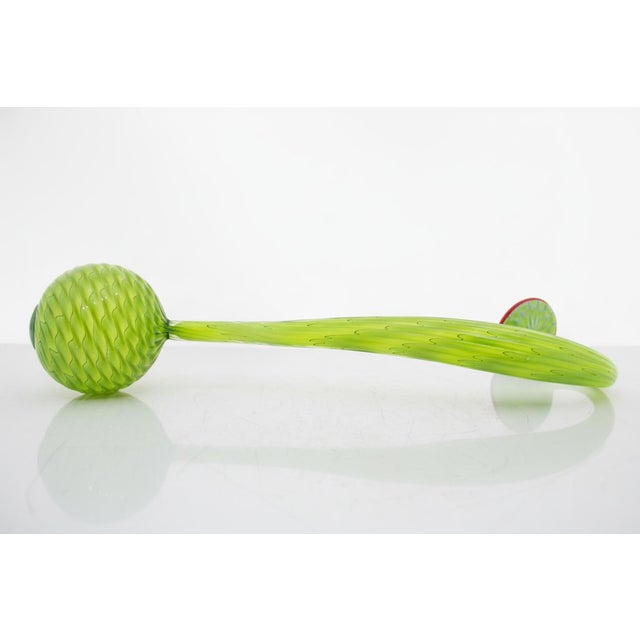 Dale Chihuly 2pc Parrot Green Persian Series Hand Blown Art Glass Sculpture For Sale - Image 13 of 18