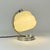 Art Deco Nickel and Opaline Table Lamp, Germany, 1930s For Sale - Image 4 of 16