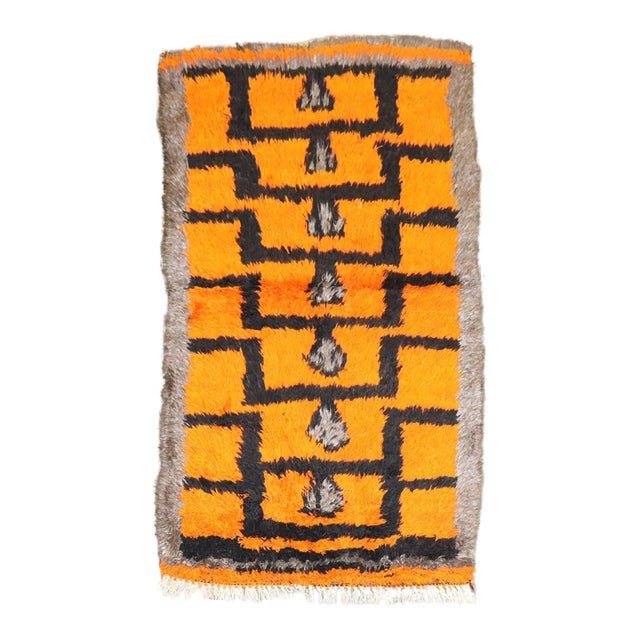 Vintage Wild Tulu Rug - 3'8" x 5'6" For Sale