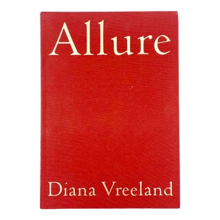 Allure by Diana Vreeland 1980 Hardcover Book Fashion Photography Coffee Table For Sale