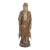 Chinese Polychrome Painted & Carved Wood Buddha For Sale