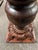 Antique American Empire Carved Mahogany Cannonball Paw Foot Pedestal Table Base For Sale - Image 15 of 18