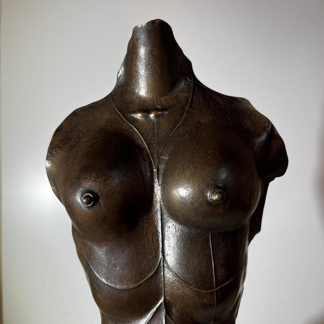 Paul Wunderlich, Torso of a Woman, 1983, Bronze on Bluestone Base For Sale - Image 8 of 14