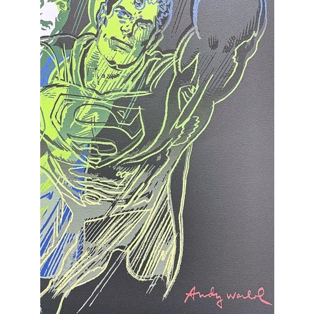 After Andy Warhol, Superman Light Green, 1980s, Print For Sale - Image 4 of 6