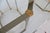 Vintage Hollywood Regency Style Brass and Chrome End Tables - A Pair For Sale - Image 12 of 13