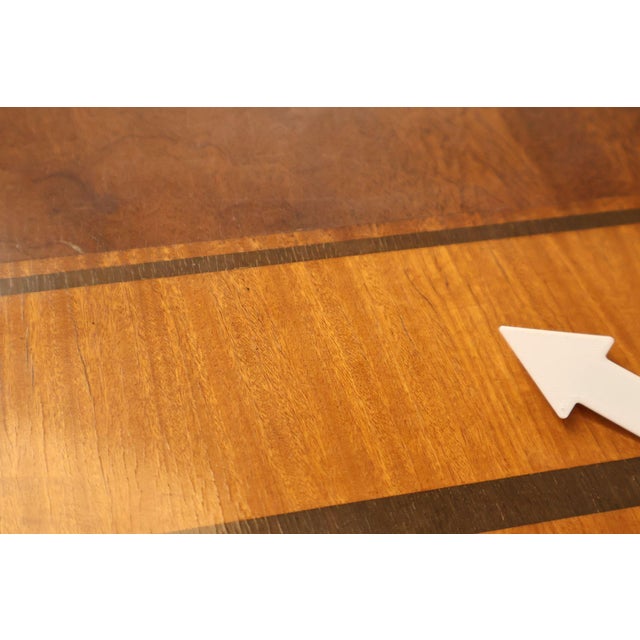 Baker Stately Homes Mahogany Double Pedestal Extendable Dining Table For Sale - Image 13 of 18