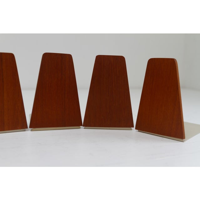 Mid-Century Teak Bookends by Kai Kristiansen for FM, 1960s, Set of 6 For Sale - Image 11 of 18