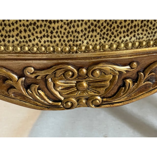 1960s Impressive Pair of Faterstuhl Armchairs in Cheatah Velvet For Sale - Image 4 of 9