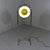 Silver Yellow Flowerpot Floor Lamp in the style of Panton, 1960s For Sale - Image 8 of 18