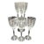 1940s Lalique Crystal Angel Champagne Flutes- Set of 6 For Sale