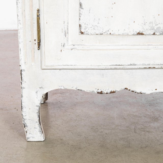 French Provincial 1880s French White Patinated Buffet For Sale - Image 3 of 12