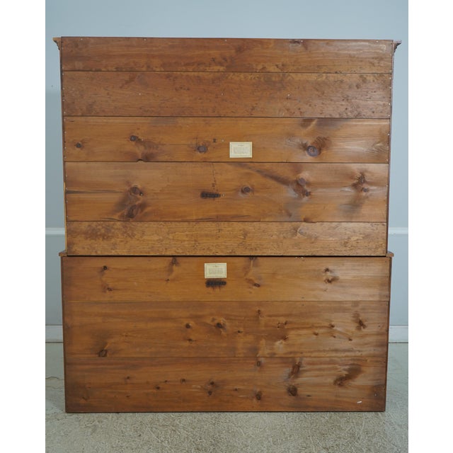 1980s Dr Dimes 2 Piece Bench Made Step Back Cupboard For Sale - Image 17 of 18
