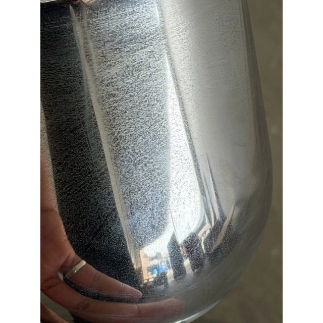 1990s Chrome Metal Pendant # 1 For Sale - Image 13 of 13