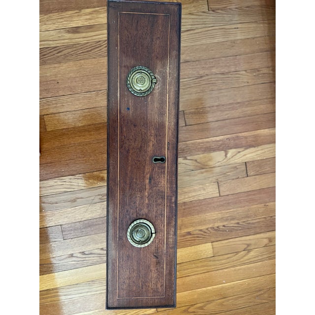 Antique Early 1800s Scottish Neoclassical Mahogany Chest of Drawers With Ebony Inlay For Sale - Image 16 of 17