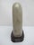 Chinese Natural Painting Dream Stone Meditational Scholars Siltstone Wood Stand For Sale - Image 11 of 12