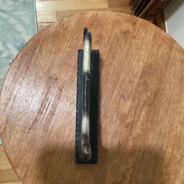 Vintage Mid 20th Century Cast Iron Doorstop Figurine Cat Multi Color Kitty Kat Decorative Art Statue For Sale - Image 11 of 13