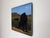 Contemporary Fields at Twilight by Emma Kalff | Oil on canvas Cows grazing in a twilight landscape with hills. For Sale - Image 3 of 5