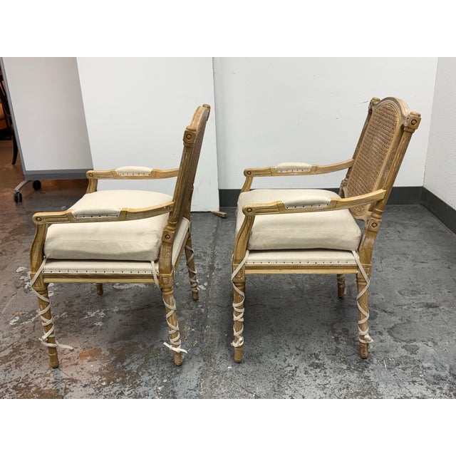The Alley Exchange Wembley Armchairs, Pair For Sale - Image 4 of 12