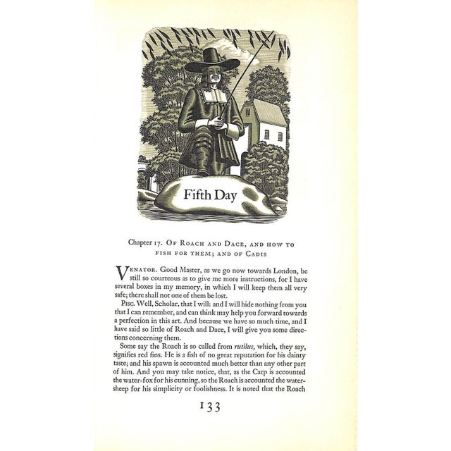 "The Compleat Angler Or, the Contemplative Man's Recreation" 1947 Walton, Izaak For Sale - Image 4 of 12