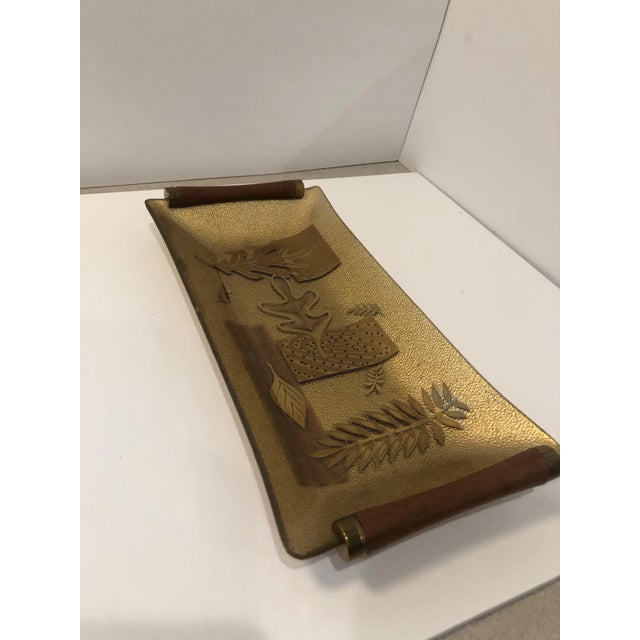 Matching MidCentury Gold Serving Dishes a Pair Chairish