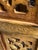 Wood Small Hand-Carved Folding Table from Hoshiarpur, 1950 For Sale - Image 7 of 11