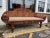 Antique British Anglo Indian Carved Mahogany Cane Seat and Back Settee For Sale - Image 4 of 18