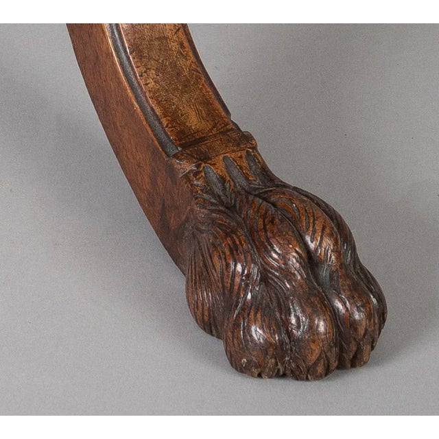 English Antique Regency Revolving Piano Stool For Sale - Image 9 of 13