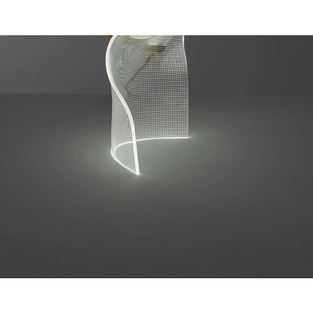 Not Yet Made - Made To Order Partisans Gweilo Song Table Lamp in Acrylic & Aluminum For Sale - Image 5 of 9