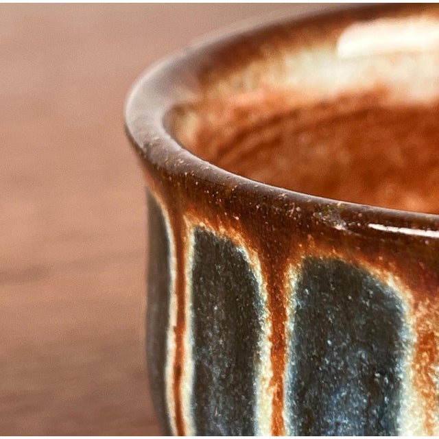 Mid-Century Modern German Studio Pottery Small Jug and Bowl by Monika Maetzel, 1960s, Set of 2 For Sale - Image 12 of 18